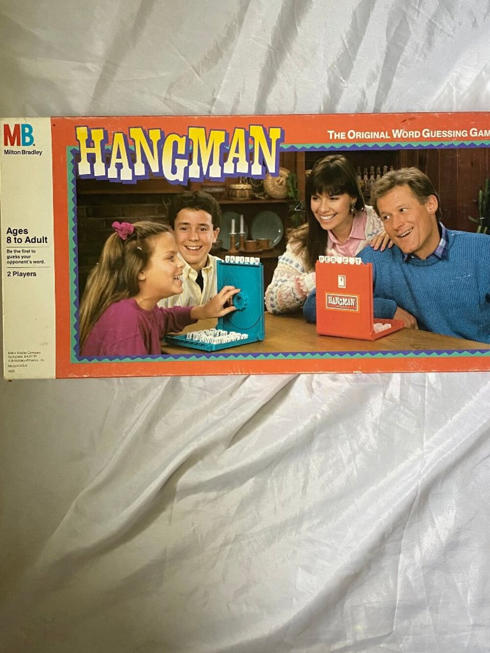 Vintage Hangman Milton Bradleys Original Word Guessing Board Game